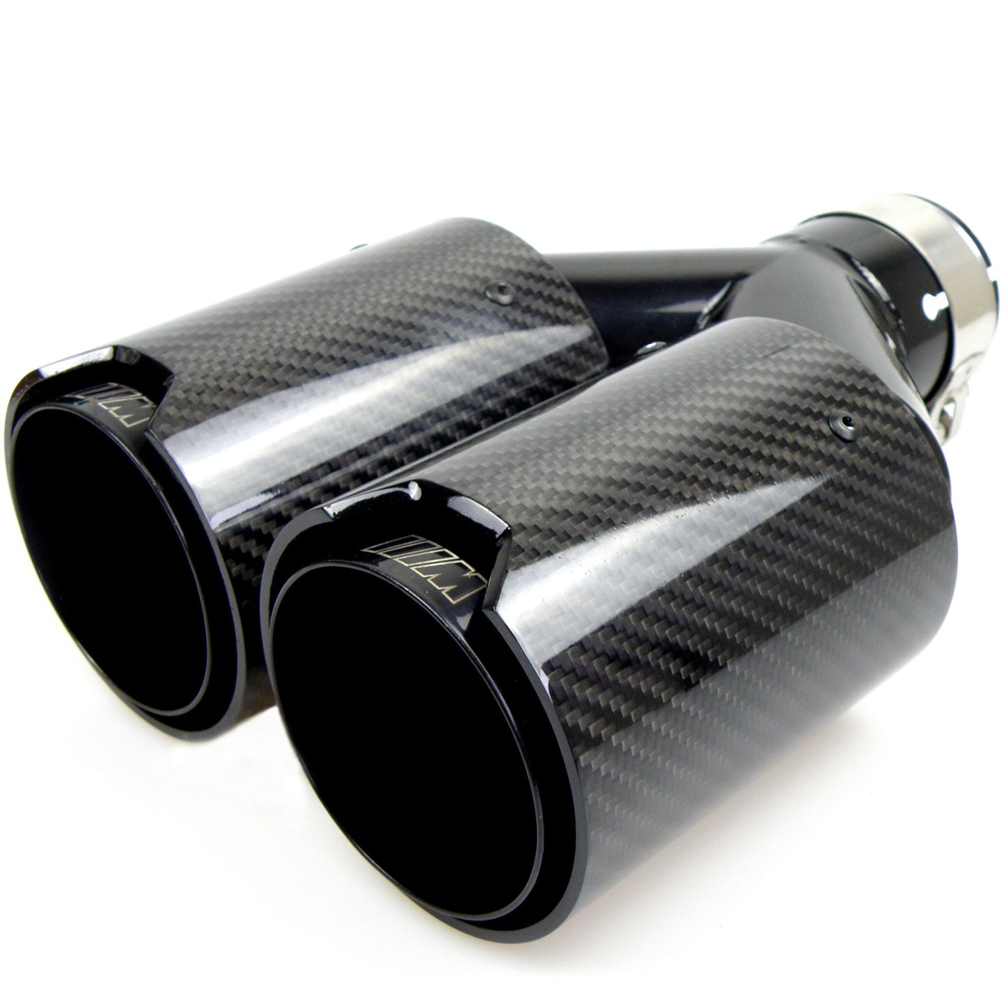 Calliope dual equal length Matte black M Performance carbon fiber universal exhaust tip for bmw