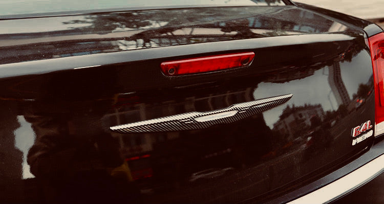 Chrysler 300 carbon fiber rear emblem