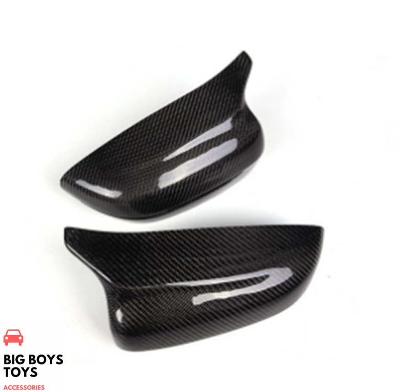 BMW G20 carbon fiber mirror caps side by side