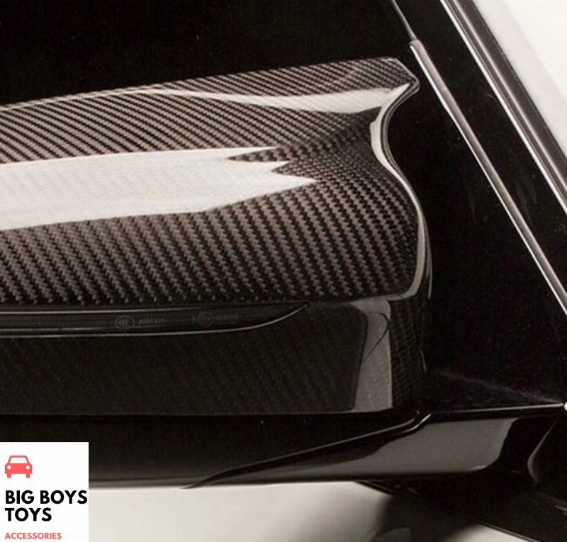 BMW G20 carbon fiber mirror caps installed