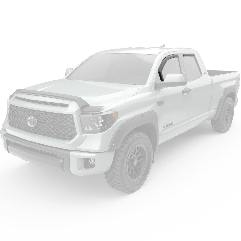 07-21 Toyota Tundra Window Visors Smoke Finish (Crew. Cab)