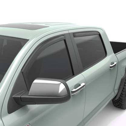 07-21 Toyota Tundra In Channel Window Visors Matte finish (Crew Cab)