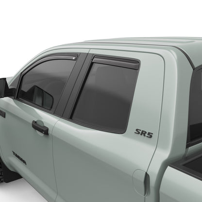 07-21 Toyota Tundra Window Visors Smoke Finish (Crew. Cab)