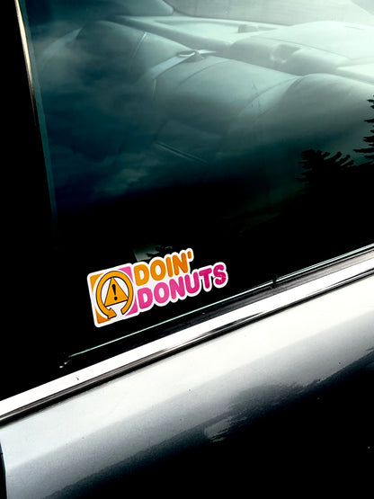 Doin Donuts Decal