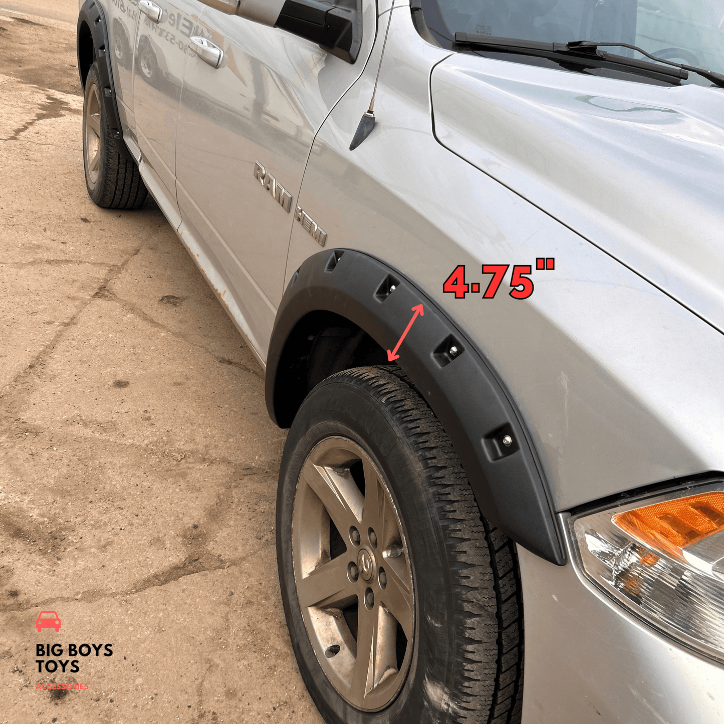 Dodge Ram 1500 fender flares fits 2009 to 2017