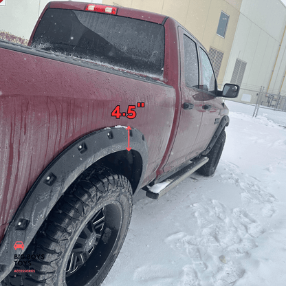 Dodge Ram 1500 fender flares fits 2009 to 2017