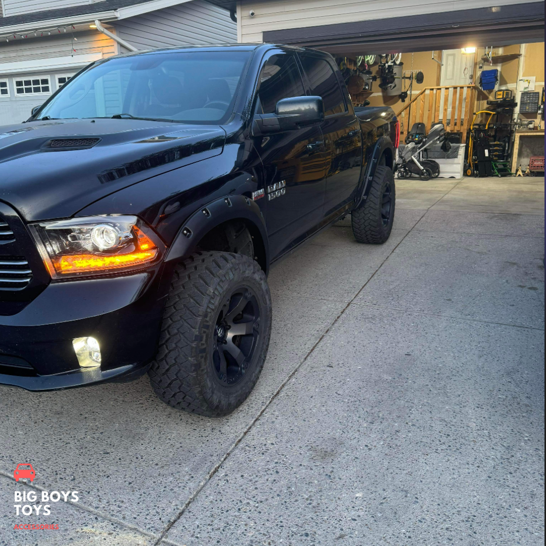 Dodge Ram 1500 fender flares fits 2009 to 2017