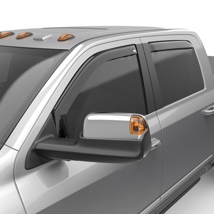 Ram 2500/3500 Window Visors Smoke FInish 2019-2024