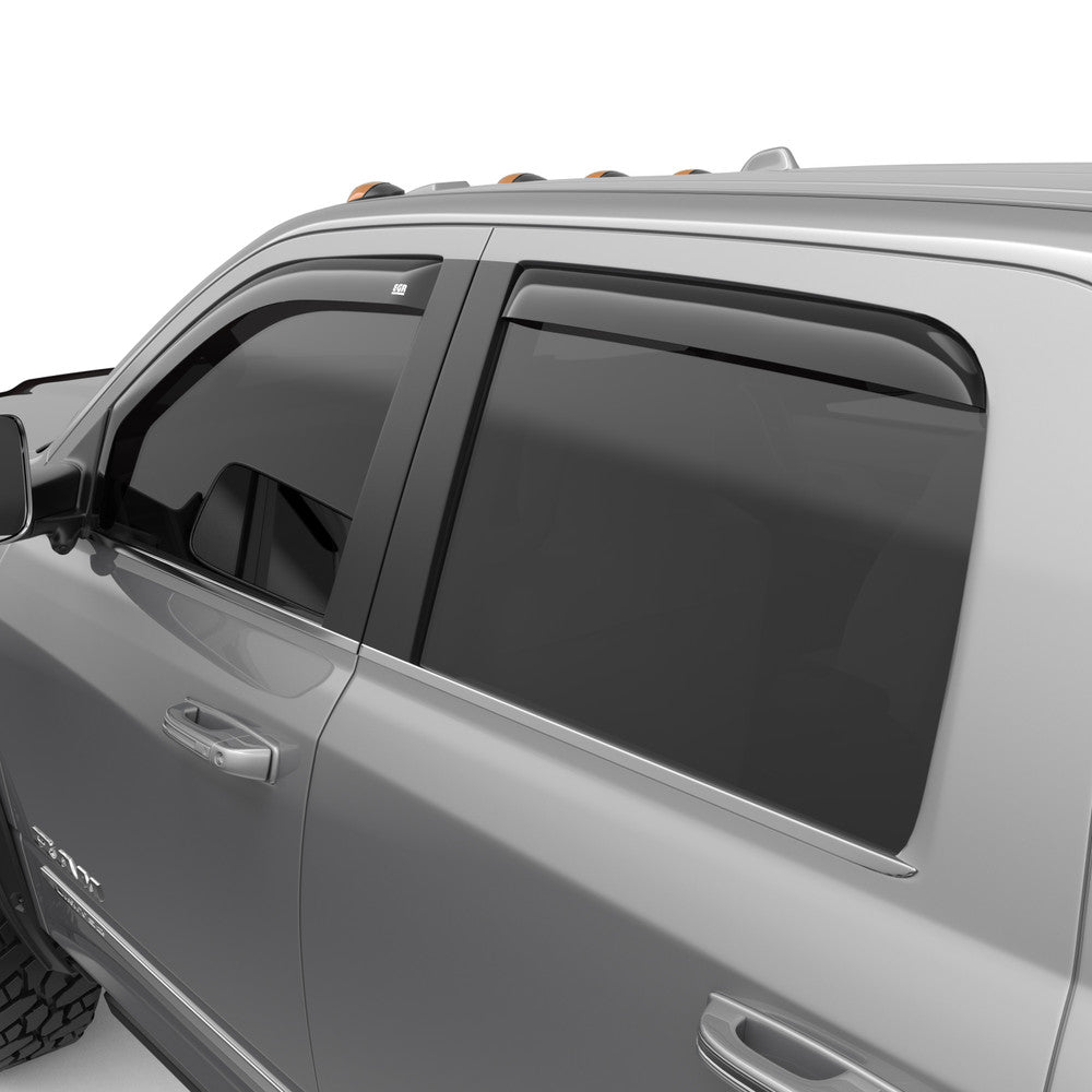 Ram 2500/3500 Window Visors Smoke FInish 2019-2024