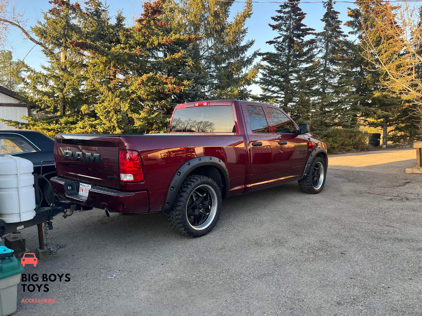 Dodge Ram 1500 fender flares fits 2009 to 2017