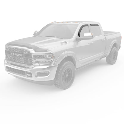 Ram 2500/3500 Window Visors Matte Black 2019-2024