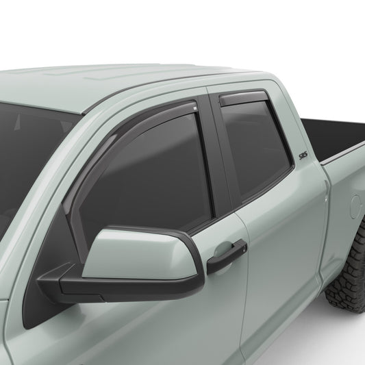 07-21 Toyota Tundra Window Visors Smoke Finish (Crew. Cab)