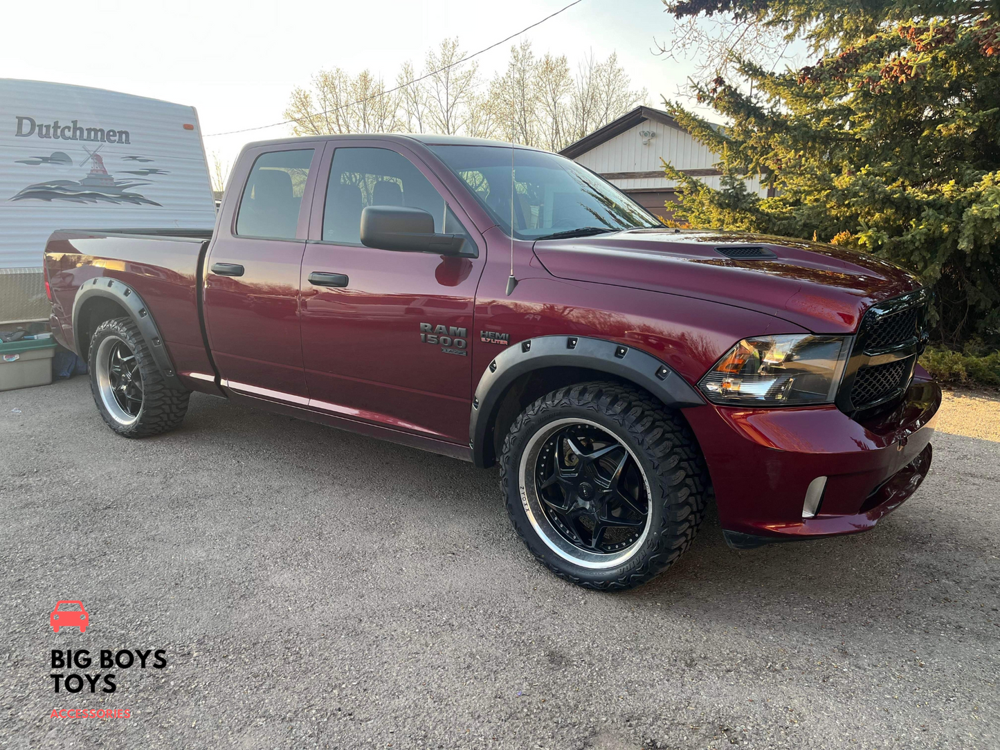 Dodge Ram 1500 fender flares fits 2009 to 2017