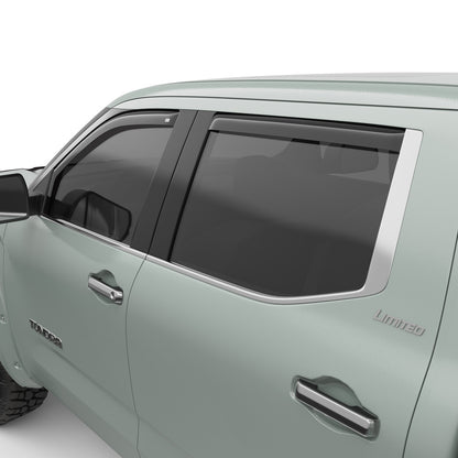 Toyota Tundra 2022+ In- Channel Window Visors Smoke Finish