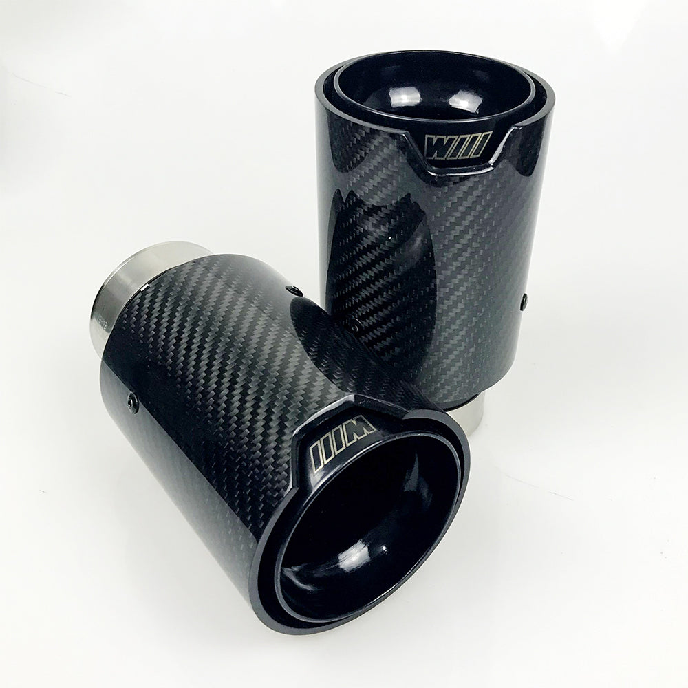 bmw carbon fiber exhaust tips