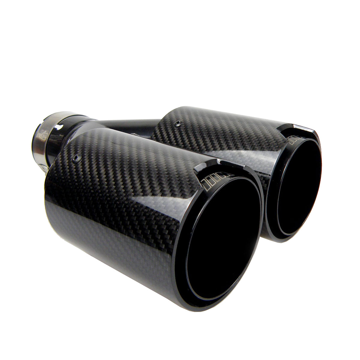 Calliope dual equal length Matte black M Performance carbon fiber universal exhaust tip for bmw