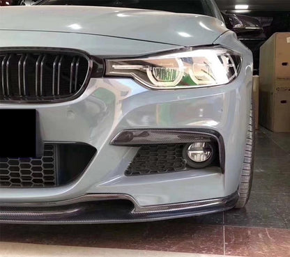 CARBON FIBER FRONT BUMPER SPLITTER FOR BMW 3 SERIES F30 F35