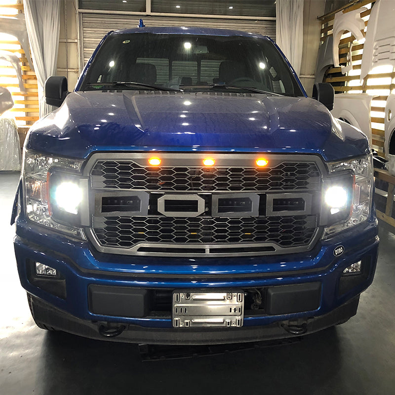 Ford F150 grill with side lights for 2018-2020 only