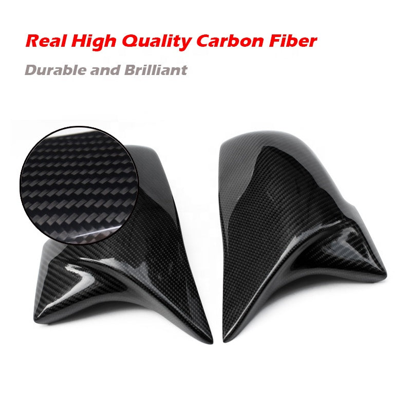 Bmw side mirror replacement cover carbon fiber for F series