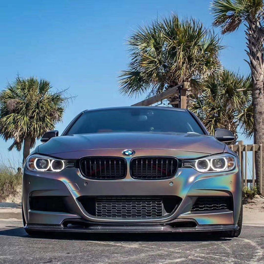 MT VARIS STYLE CARBON FIBER FRONT BUMPER LIP FOR BMW F30