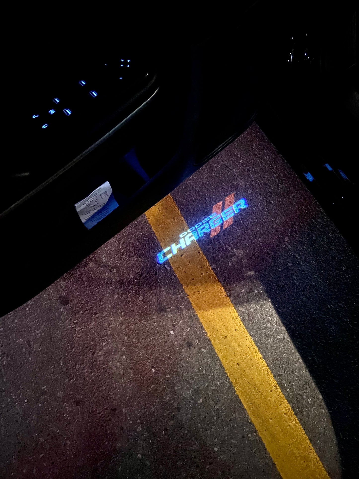 Dodge Charger puddle lights