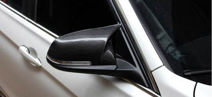 Bmw side mirror replacement cover carbon fiber for F series