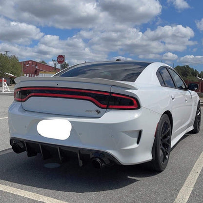 Dodge charger Rear Diffuser Glossy black