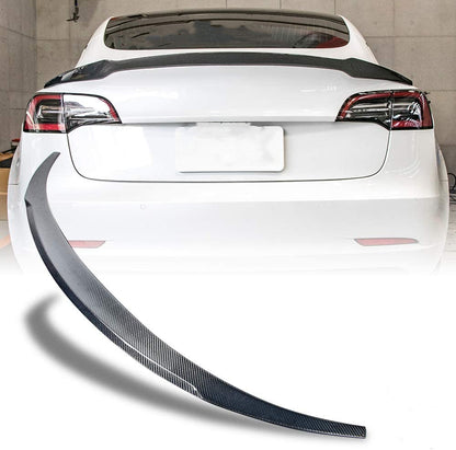 Tesla model 3 carbon fiber spoiler